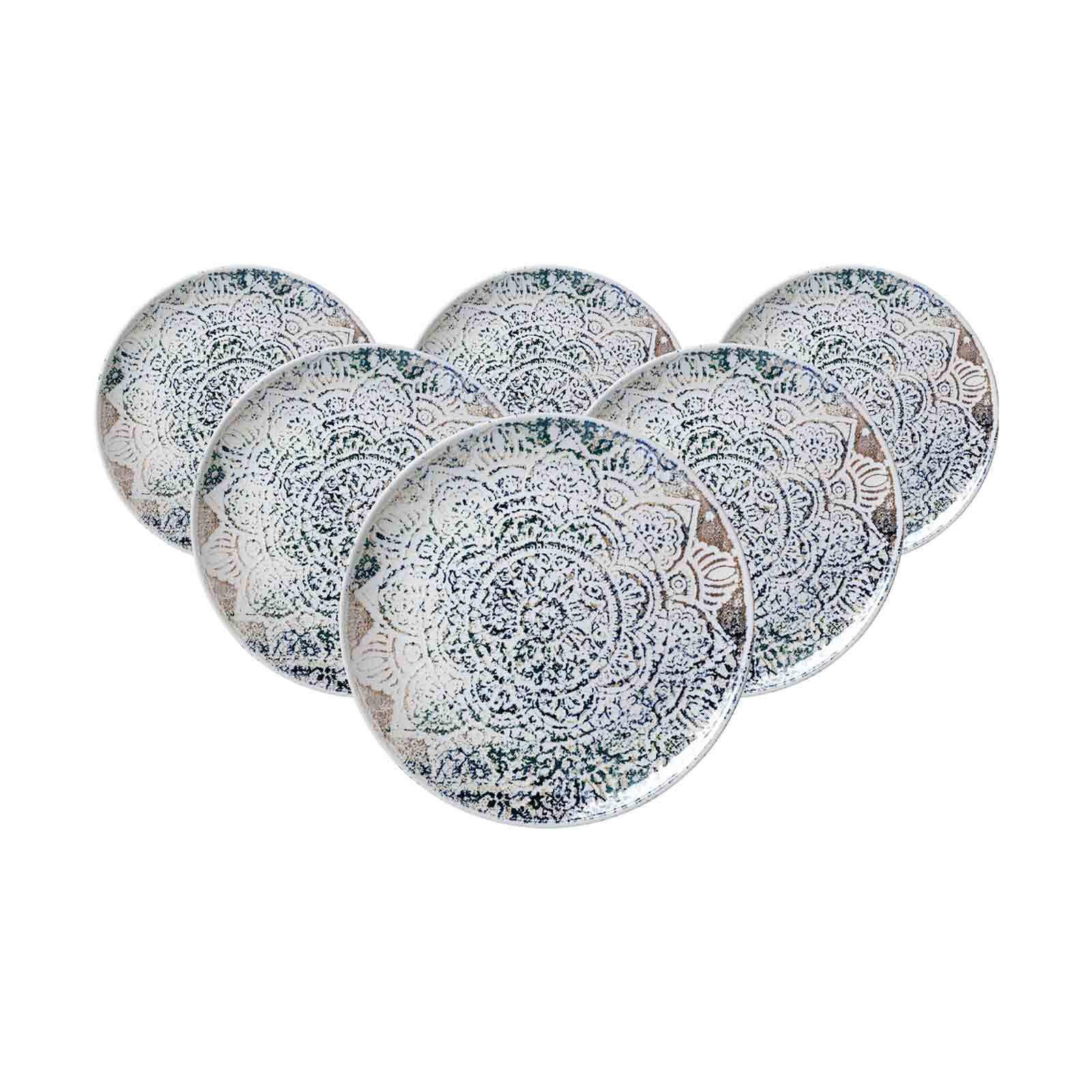 SPEISETELLER Luigi bunt ø 26 cm 6er Set - Multicolor, Keramik (26cm) - Ritzenhoff Breker