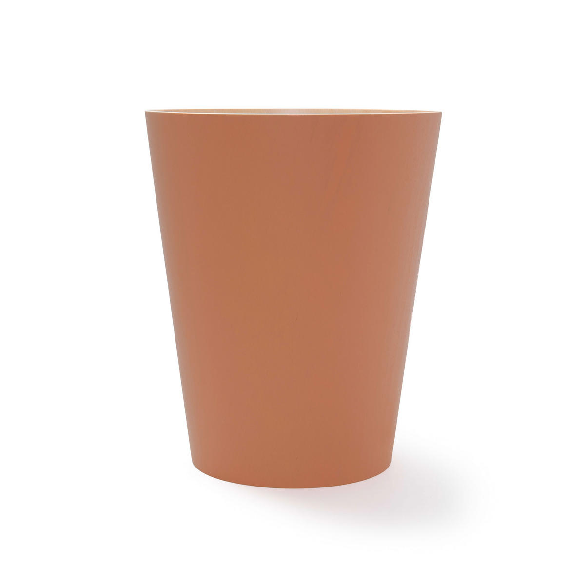 ABFALLEIMER Woodrow, Terrakotta Braun - Braun, Holz (23/28/23cm)