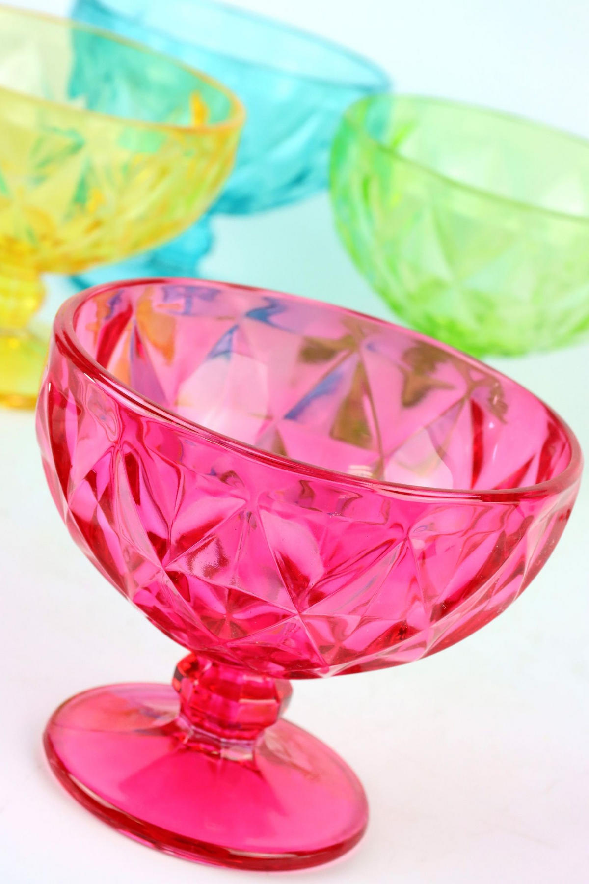 COCKTAILGLÄSER Splash of colours 6er-Set - Multicolor, Glas (1L) - FURNARO