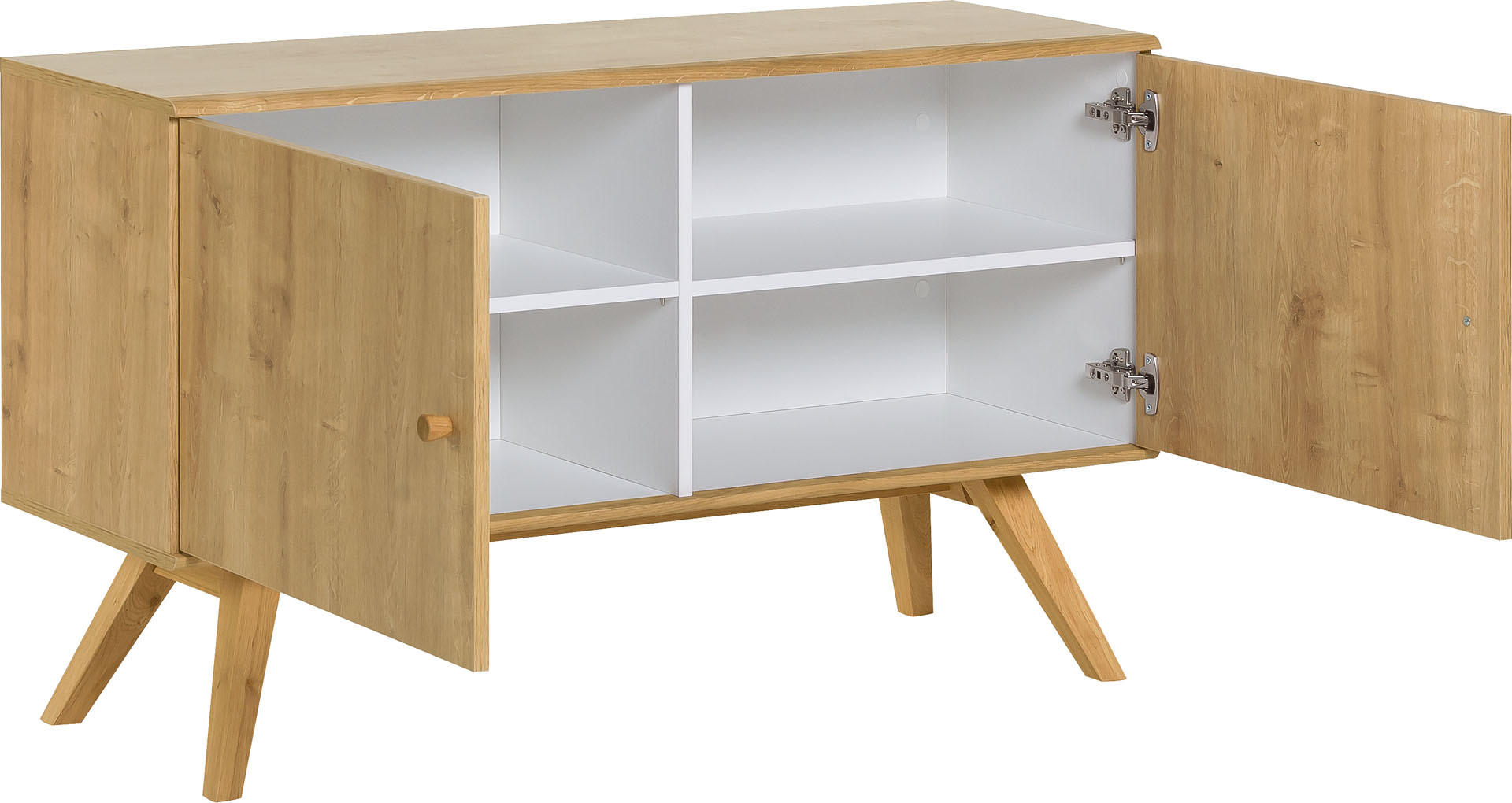 KOMMODE NATURE - Eichefarben, Holzwerkstoff (120/72/40cm) - Vox Möbel