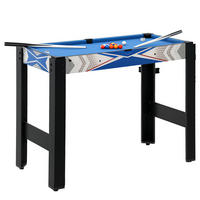 SPIELETISCH Maria Emilia Blau/Schwarz MDF (mitteldichte Faserplatte) 91 cm - Blau/Schwarz, Holz (45.5/76/91cm) - Jamb