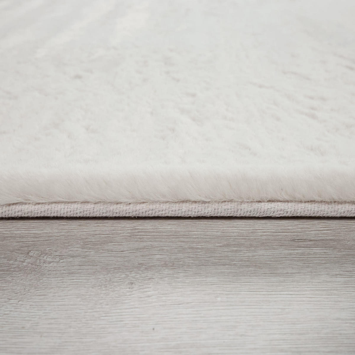 TEPPICH Hochflor Unifarben schmutzabweisend Creme Läufer 80x150 - Creme, Textil (80/150cm) - KADIMA DESIGN