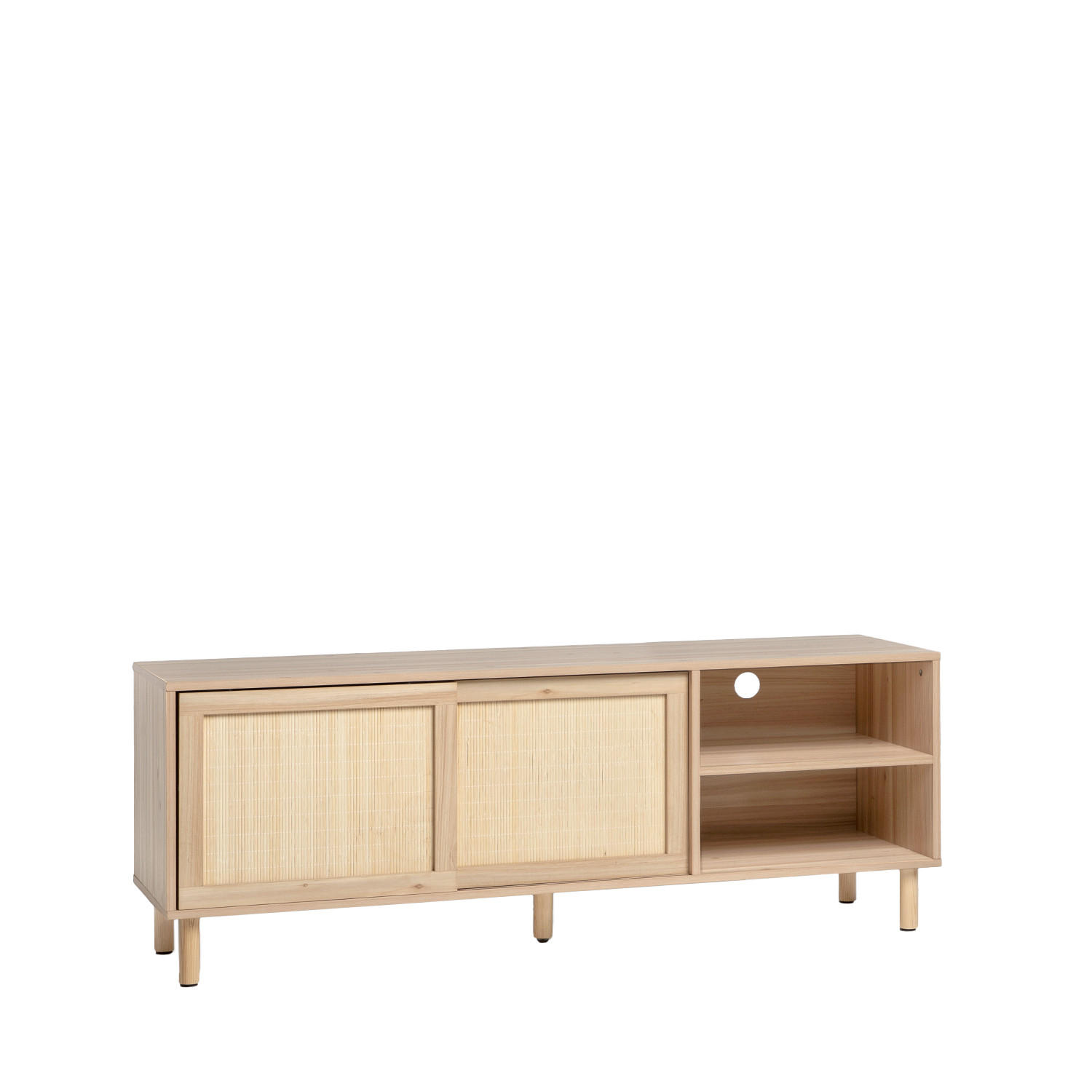 TV-ELEMENT Timor Natürlich 140 cm x 54 cm - Naturfarben, Holzwerkstoff (140/54/40cm)