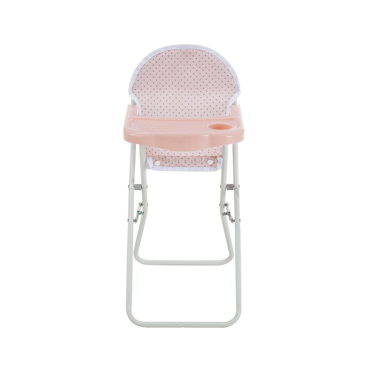 BABYPUPPEN-KINDERZIMMER-SET, Rosa/Grau, 54cm - Pink, Holzwerkstoff (40/54/26cm) - Teamson Kids