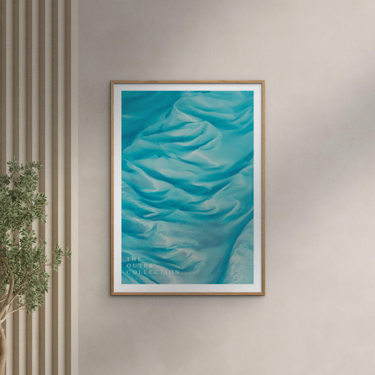 POSTER Arch Atelier - The Outer Collection – 002 - Blau, Papier (50/70/0.1cm) - Poster&Frame