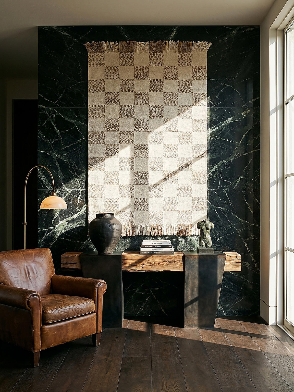 TEPPICH Kurzflor Karo Muster, Geometrisch, Wohnzimmer Beige-Natur Rechteckig 160x230 - Beige, Textil (230/160cm) - KADIMA DESIGN