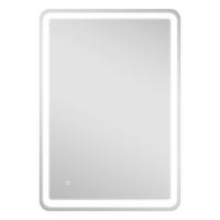 BADSPIEGEL Hartglas Silber - Silberfarben, Glas (4/100/70cm) - HOMCOM