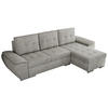 ECKSOFA UMBRIA L Hellgrau Stukture - Hellgrau/Grau, Textil (271/157cm) - MKS