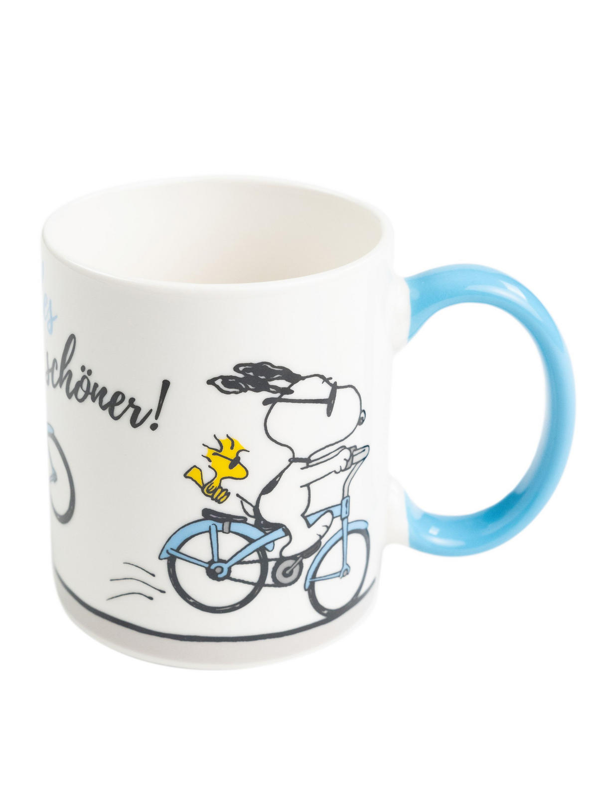 KAFFEEBECHER The Peanuts Snoopy Mit dir ist alles schöner! Weiß 320 ml - Weiß, Keramik (0.32L) - United Labels
