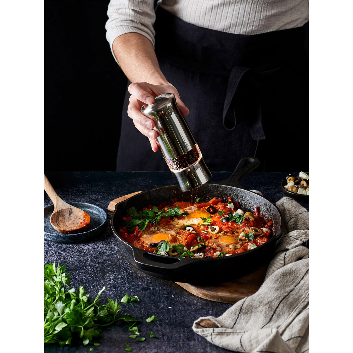 PFEFFERMÜHLE Elektrisch Zeli 14cm Kunststoff Stahlmahlwerk - Grau, Kunststoff (5.6/14/5.6cm) - PEUGEOT