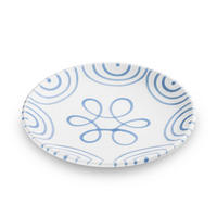TELLER Geflammt - Weiß, Keramik (20cm) - Gmundner Keramik