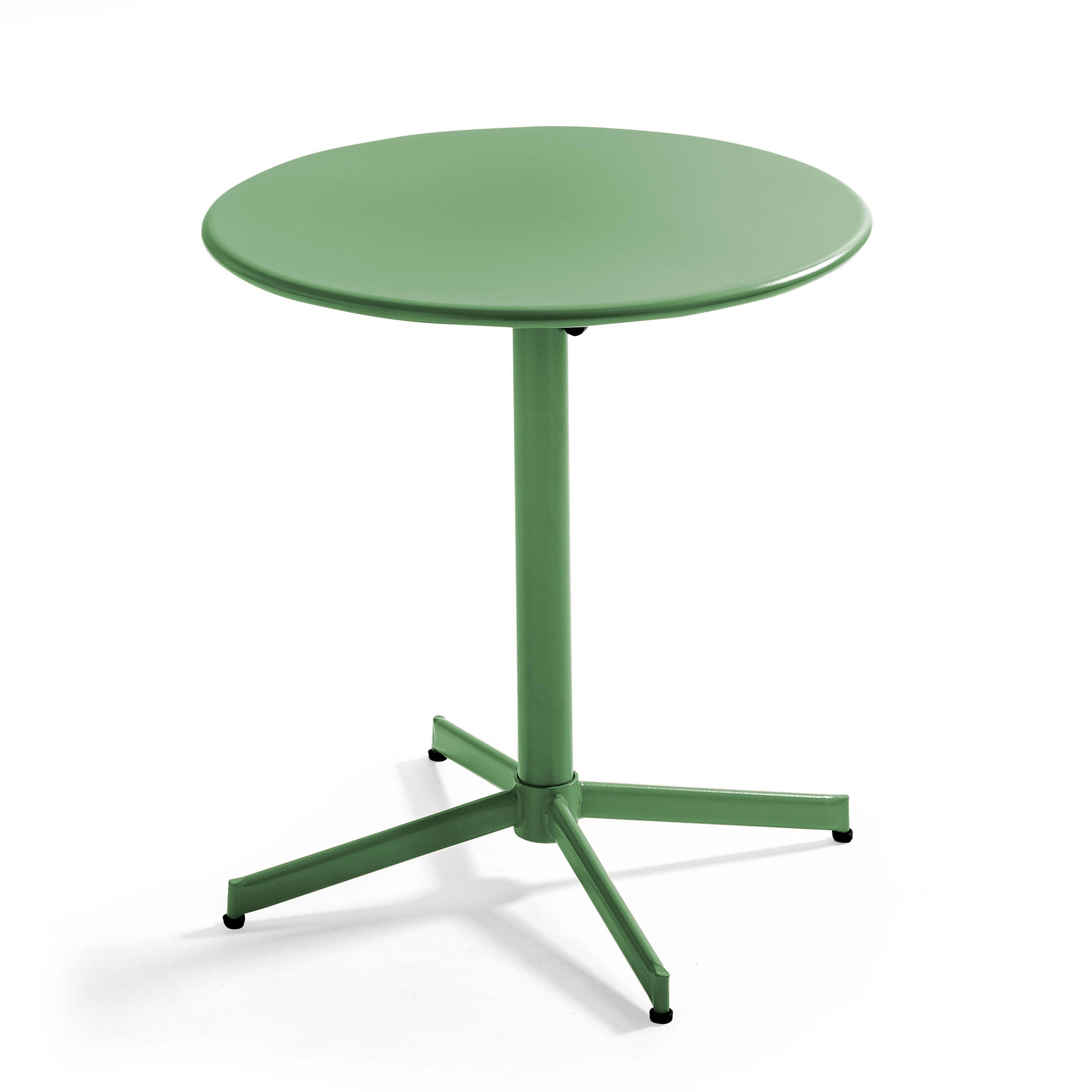 GARTENTISCH , klappbar, Kaktusgrünen - Dunkelgrün, Metall (90/50/72cm) - Oviala