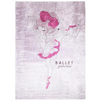 TEPPICH EMMA Rosa 160/230 cm - Rosa, Kunststoff (160/230cm) - Tapiso