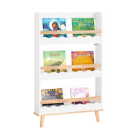 KINDERREGAL Weiß - Weiß/Naturfarben, Holz/Holzwerkstoff (75/120/15cm) - SoBuy