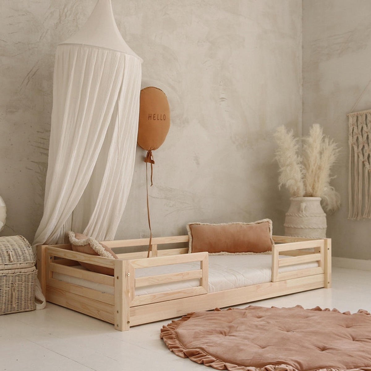 POSTEL 90/190 Myléna Dřevo - hnědá, dřevo (90/190cm) - Petits-meubles