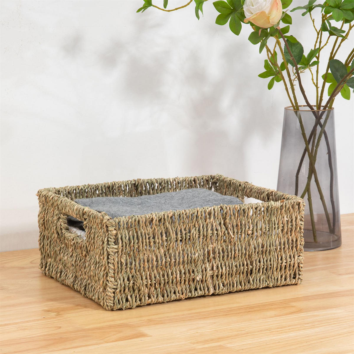 AUFBEWAHRUNGSKÖRBE CABO - Naturfarben, Naturmaterialen (34/13/28cm) - IDIMEX