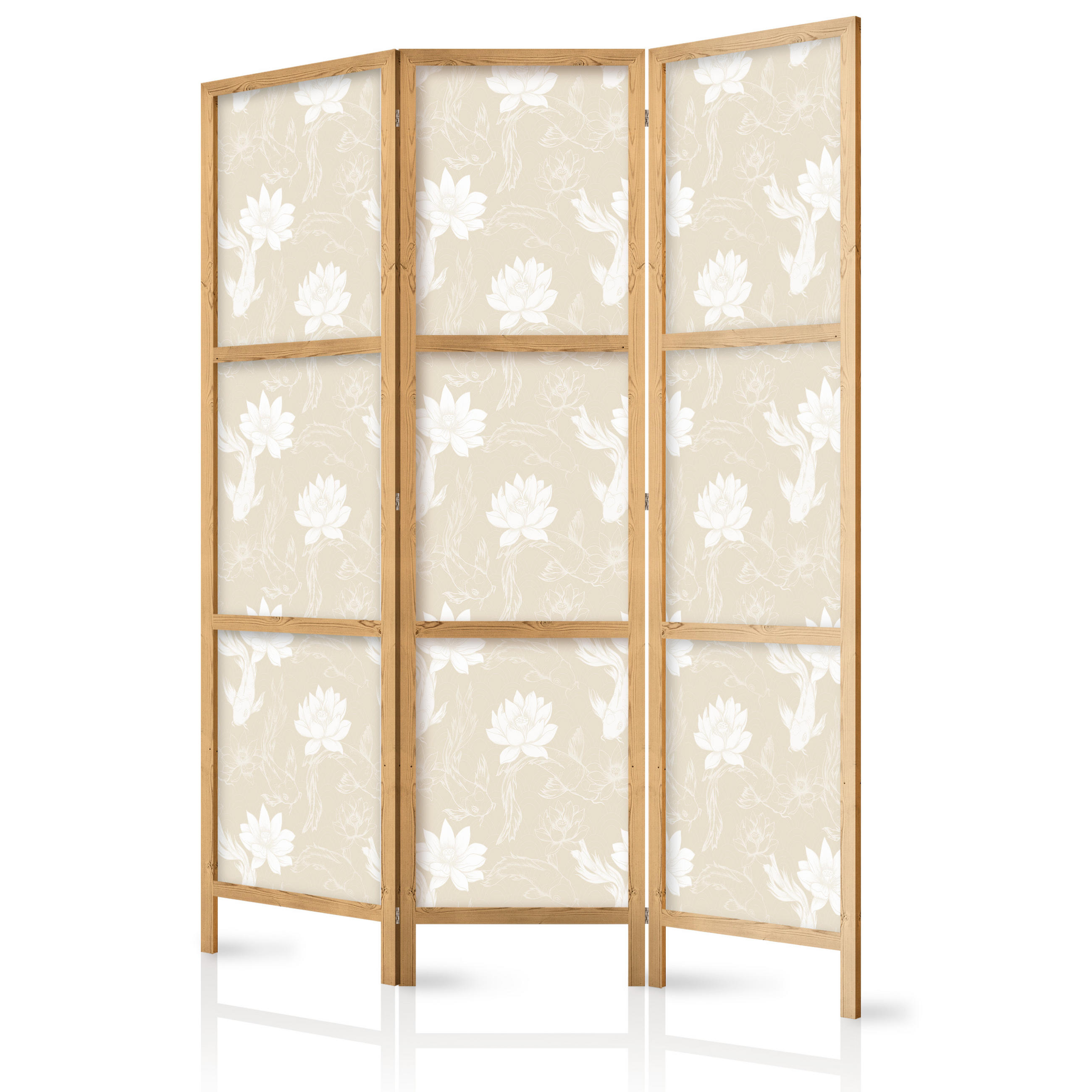 Muralo Paravent Beige 135x172x3 cm