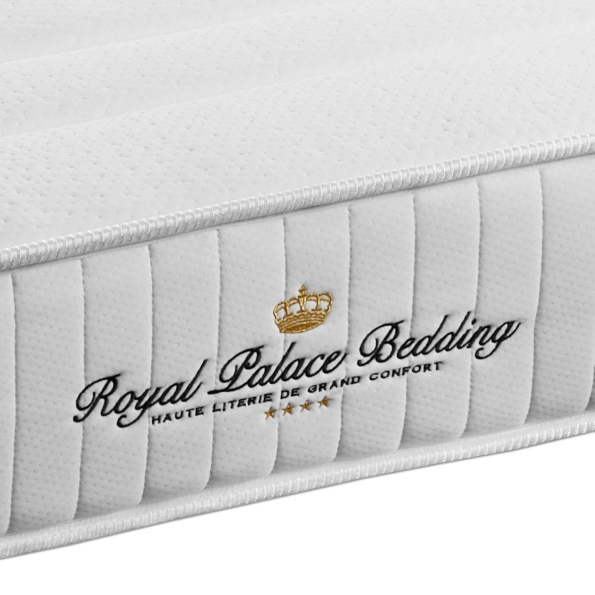 MATRATZE Nottingham Memory-Schaum 120 x 200 cm h3 - Weiß, Textil (120/200cm) - ROYAL PALACE BEDDING