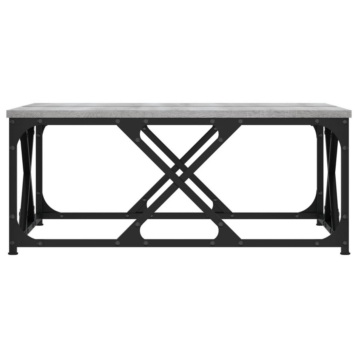 COUCHTISCH Grau Sonoma 70x70x30 cm Holzwerkstoff - Grau, Holzwerkstoff (70/70/30cm) - furnicato