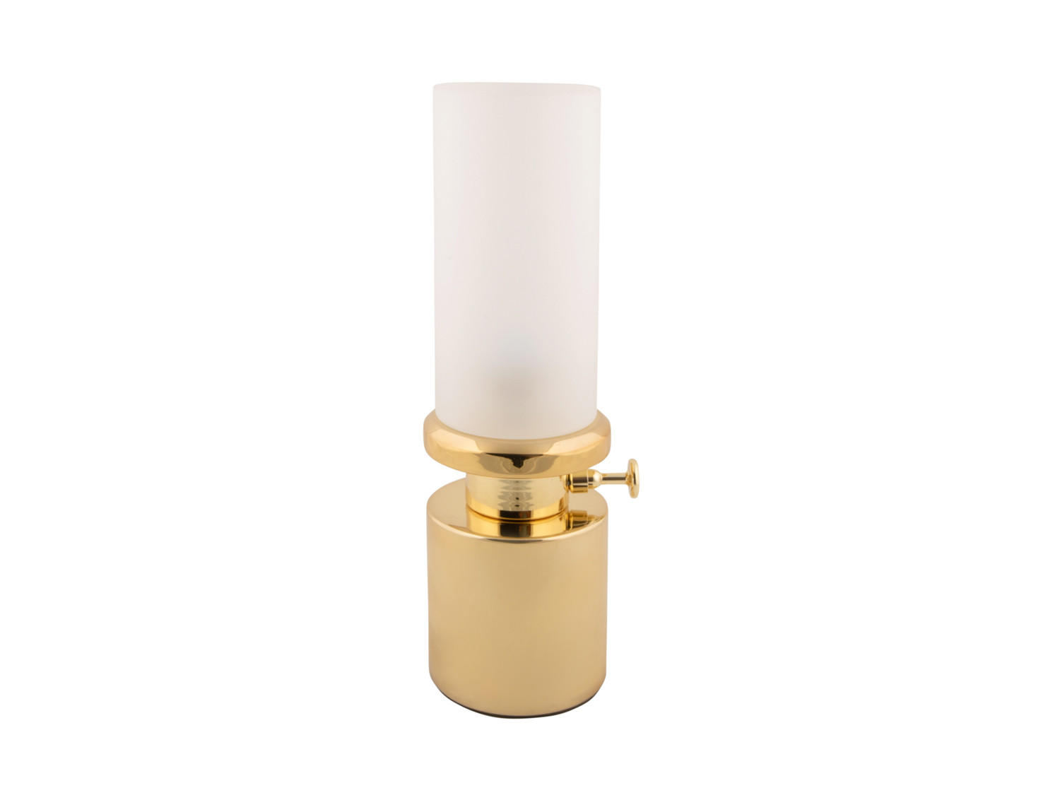 TISCHLAMPE Camp LED 7.8/7.8/29.5 cm - Goldfarben, Metall (7.8/7.8/29.5cm) - Leitmotiv