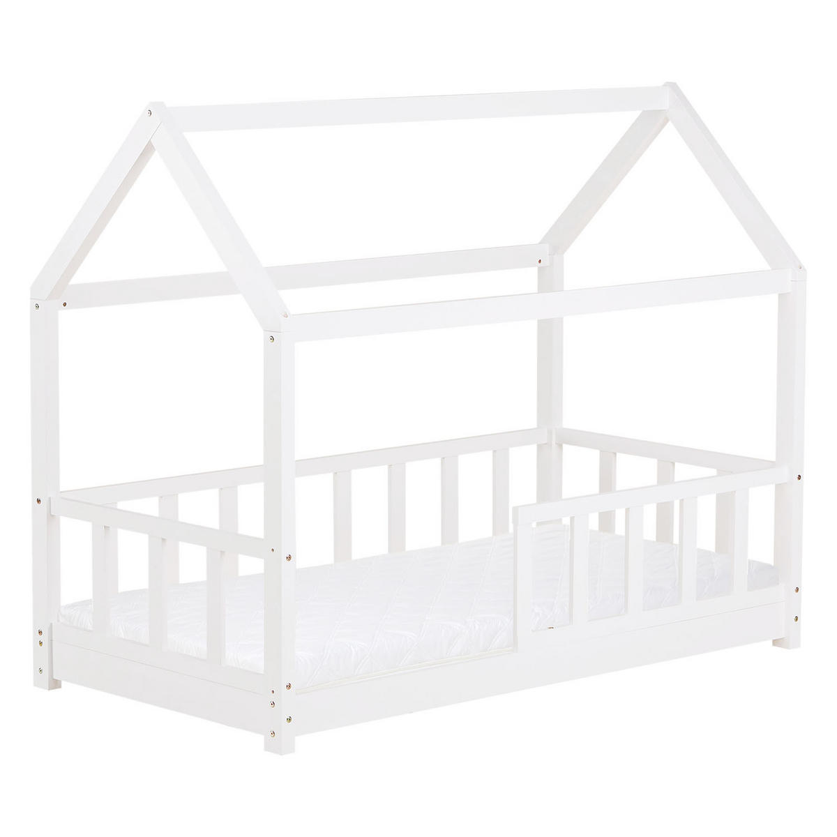 KINDERMATRATZE 80/160 cm Höhe ca. 11 cm - Weiß, Textil - Homestyle4u