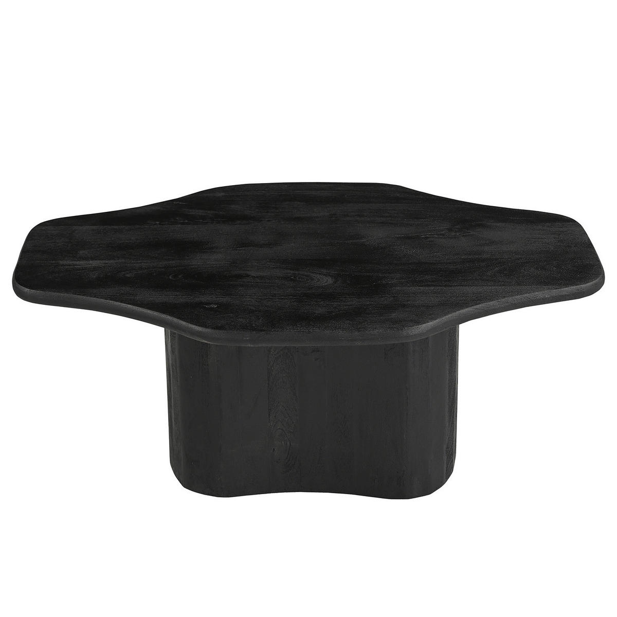 MASSIVER COUCHTISCH - Massivholz - Mango Schwarz - Schwarz, Holz (70/100/40cm) - home24