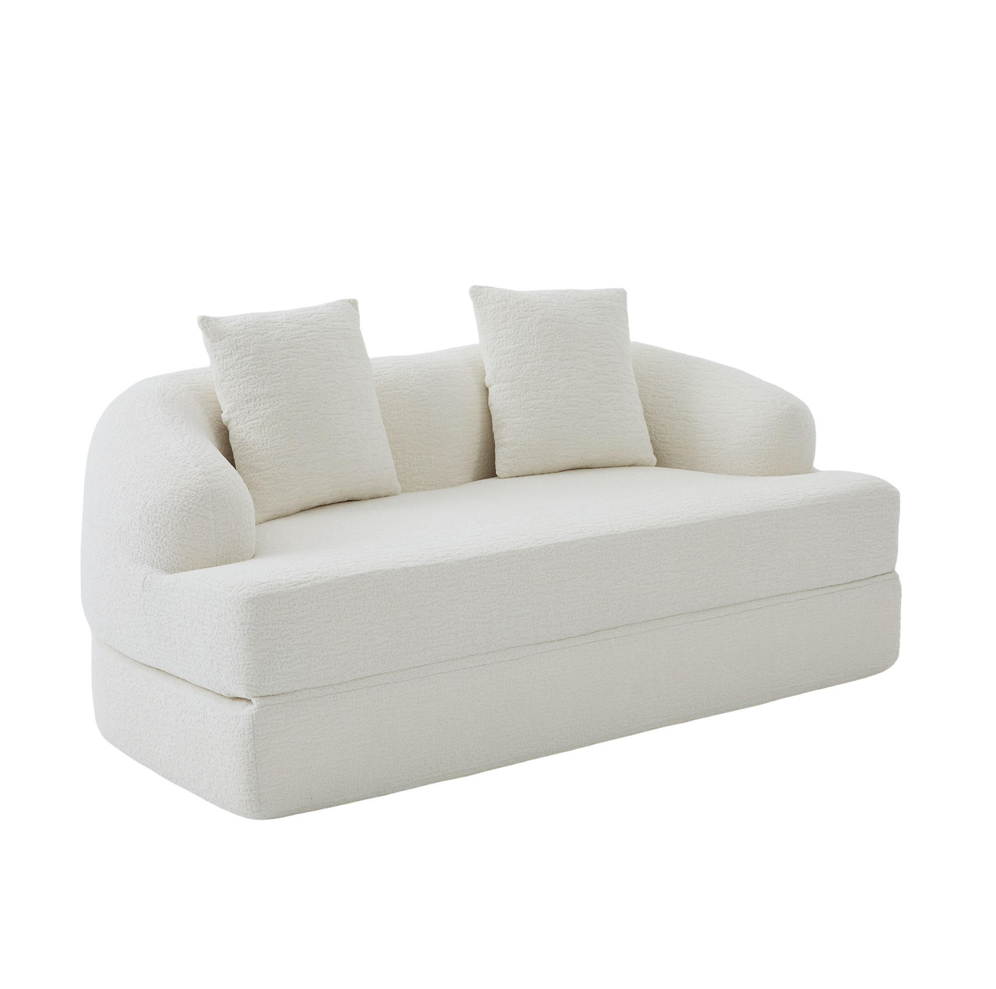 Meubliv Schlafsofa Beige 84x65x157 cm
