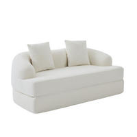 SCHLAFSOFA 157 cm Beige Chenille für 2 Personen - Beige, Kunststoff (84/65/157cm) - Meubliv