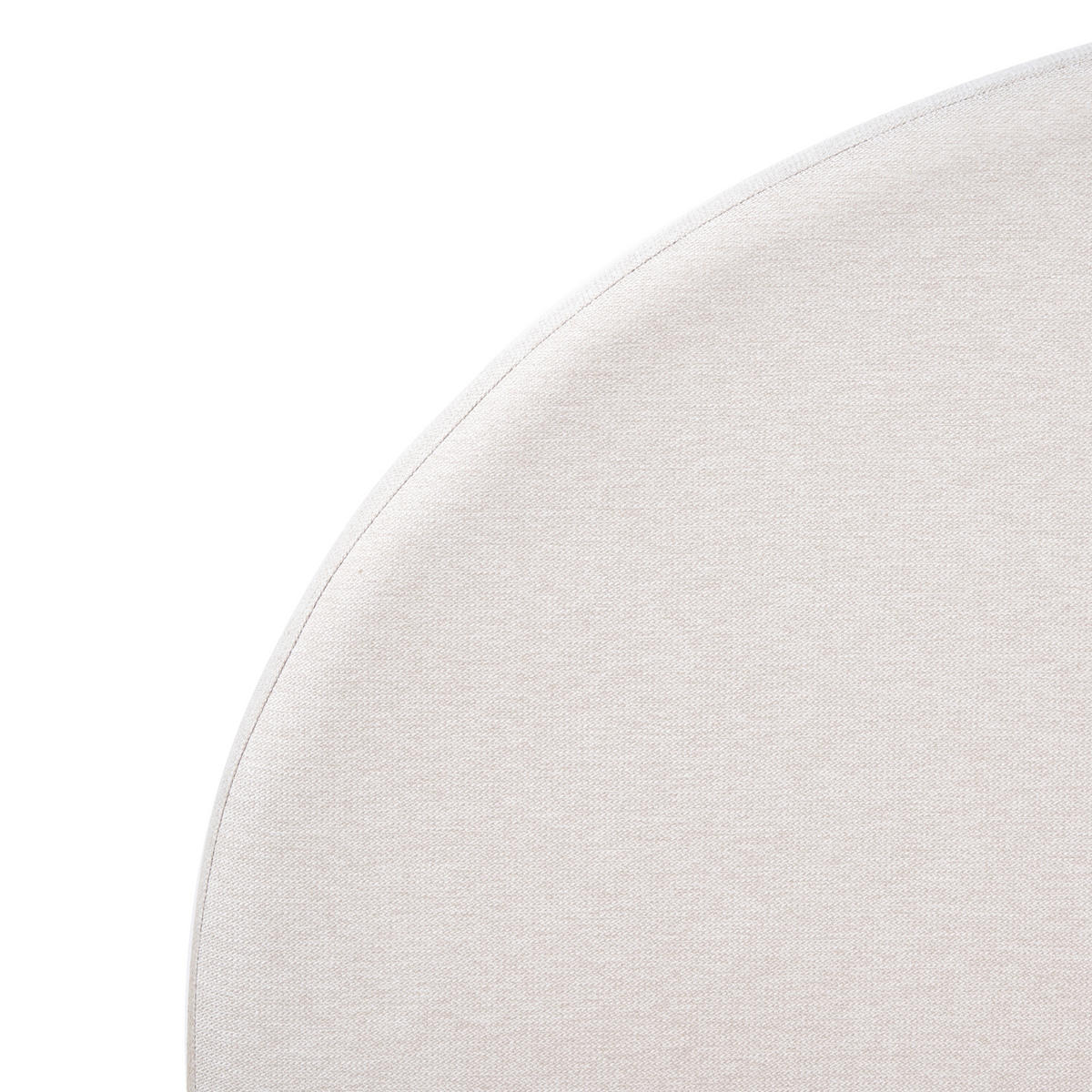 BETT mit Lattenrost 160/200 cm Cremeweiß Vaucluse - Weiß, Textil (160/200cm) - Beliani