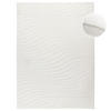 KURZFLOR-TEPPICH Waves 503 Weiß 160x230 cm - Weiß, Textil (160/230cm) - carpet city
