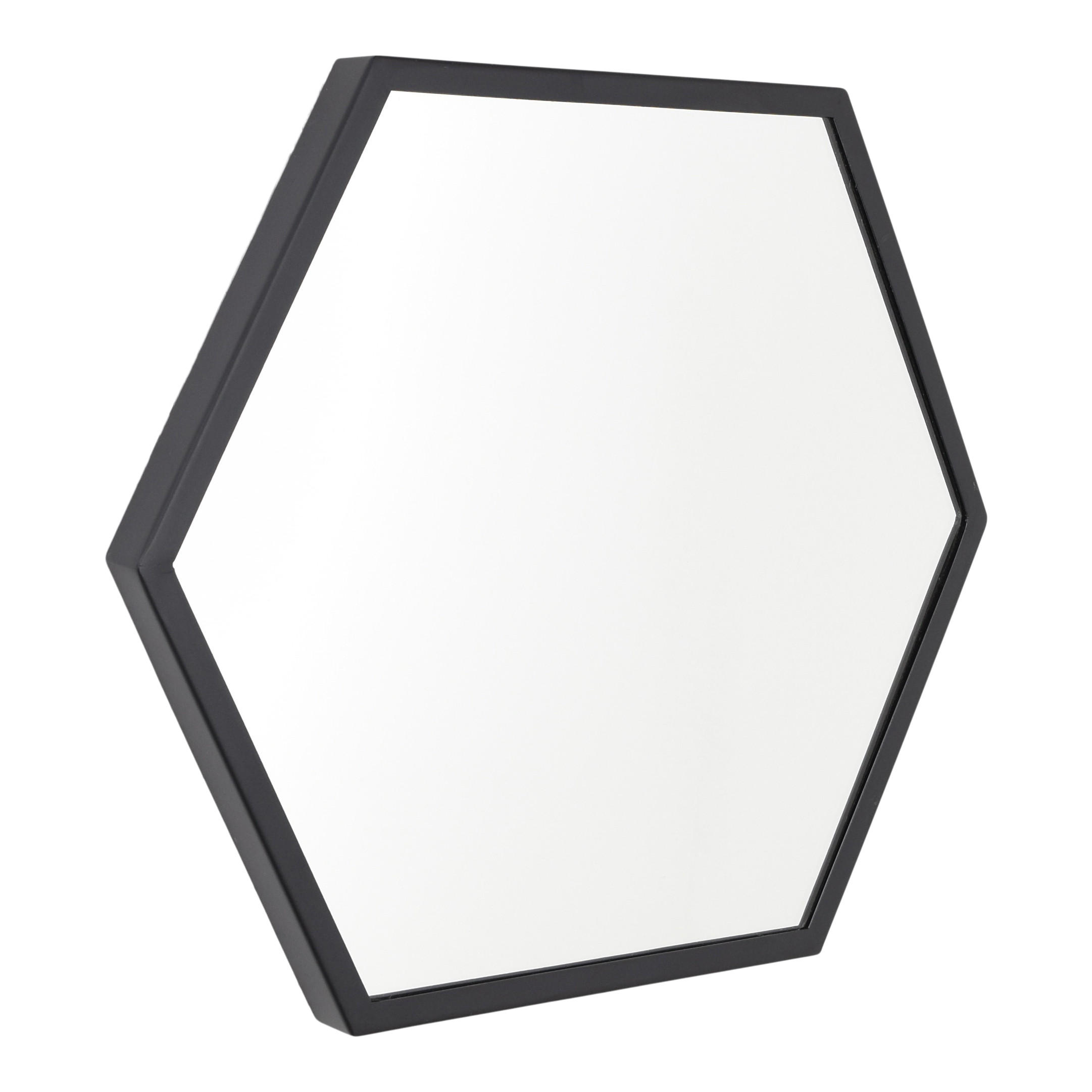 WANDSPIEGEL Hexi Messing - Messingfarben, Metall (46/41/4cm) - LOFT42