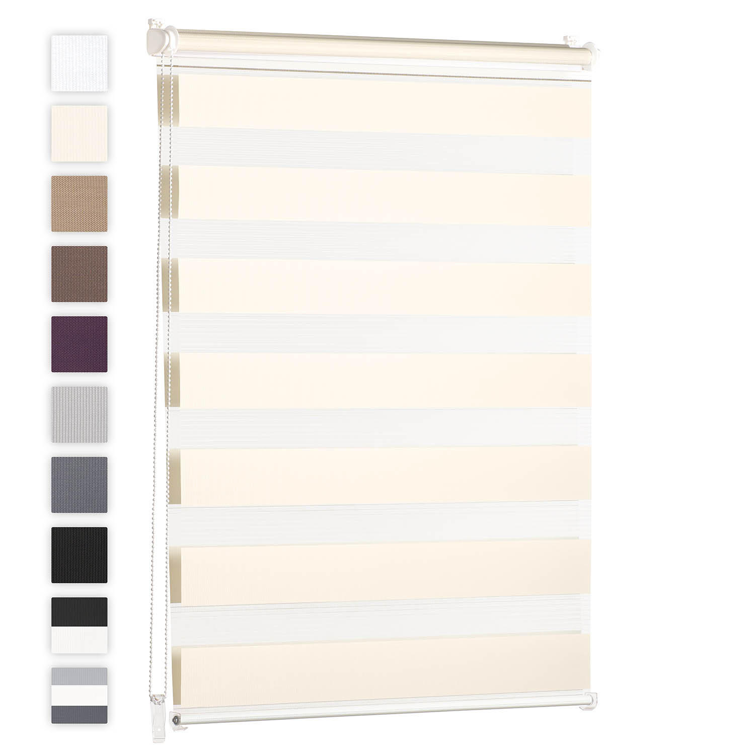 DOPPELROLLO 65/155 cm, Sonoma Eiche - Sonoma Eiche, Textil (65/155cm)