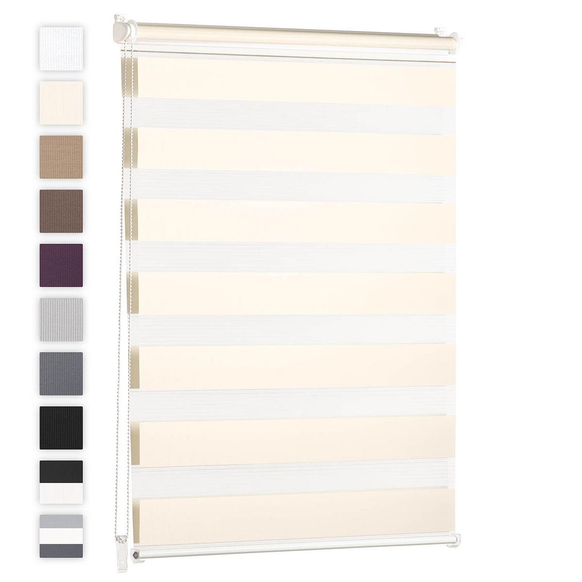 DOPPELROLLO 55/155 cm, Sonoma Eiche - Sonoma Eiche, Textil (55/155cm)