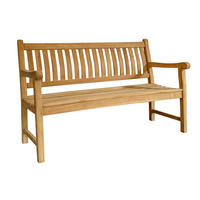 GARTENBANK David 180x80x92 cm, Teakholz, Natur - Naturfarben, Holz (80/92/180cm) - dasmöbelwerk