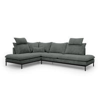 ECKSOFA Leafy Multicolor 293 cm - Multicolor, Textil (293/90/198cm) - Pillovely
