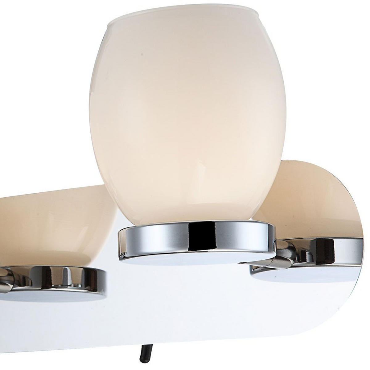 LED WANDLEUCHTE DANO Chrom Silber - Silberfarben, Glas (39/10/11cm) - Globo Lighting