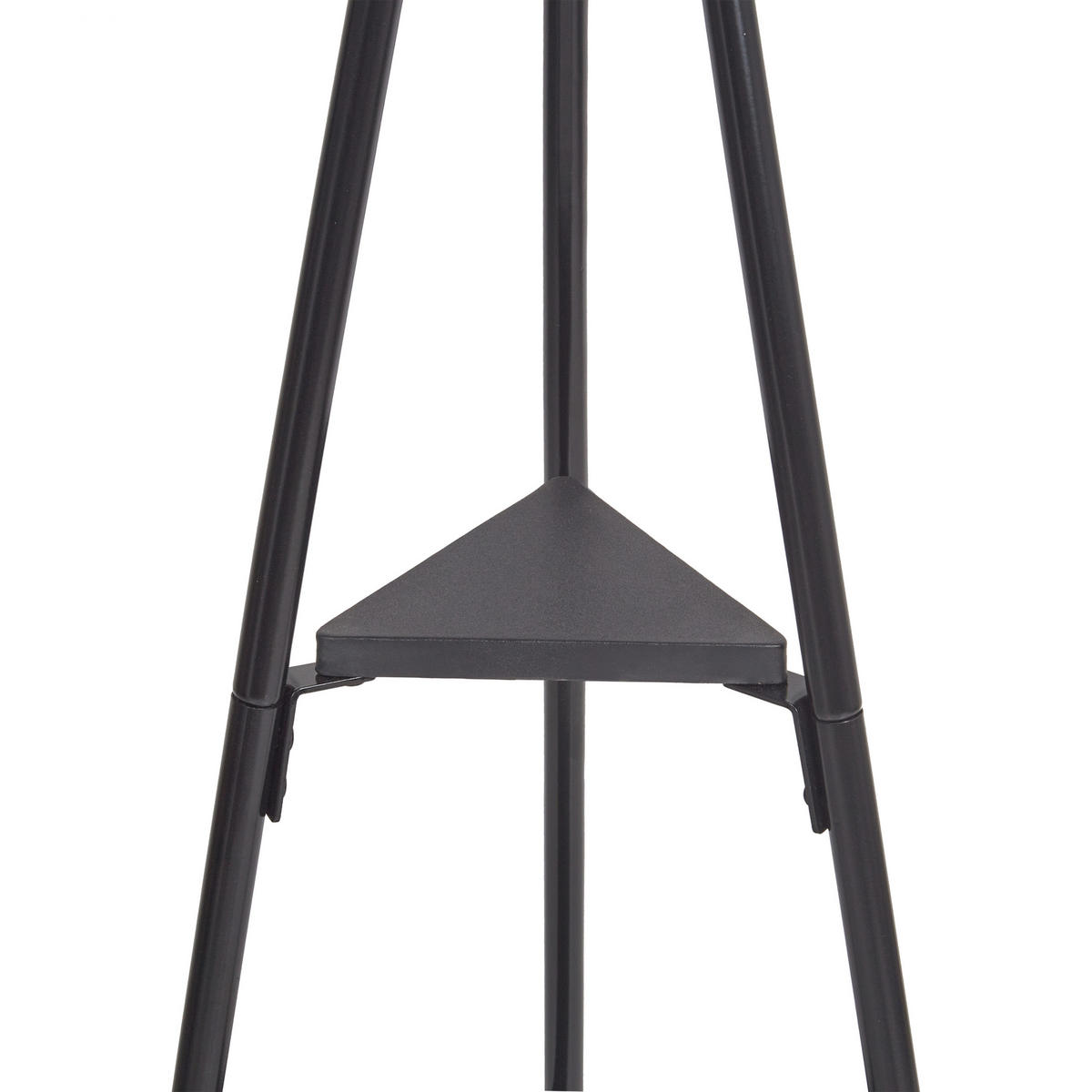 GARDEROBENSTÄNDER Metall schwarz 181 cm Wray - Schwarz, Metall (33/180/33cm) - Beliani