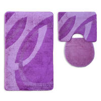 BADEMATTE Set 3 tlg LİLA - Flieder, Textil (60/100cm) - ROLFNERS