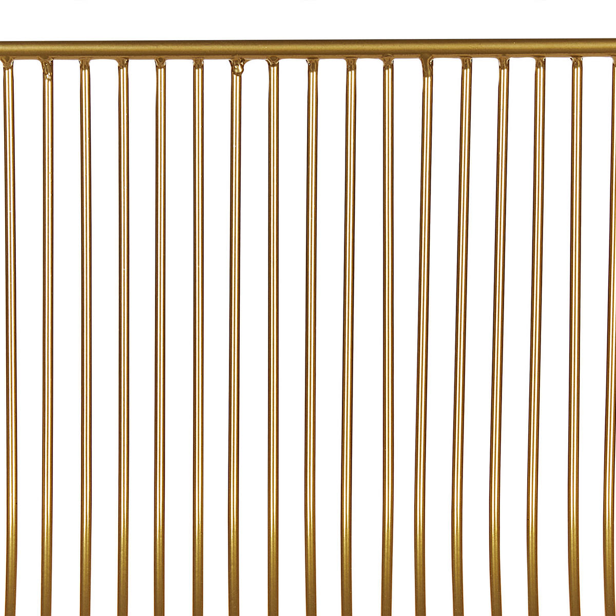 BARSTUHL 2er-Set Metall/Kunstleder gold Fredonia - Goldfarben/Schwarz, Metall (50/97/49cm) - Beliani