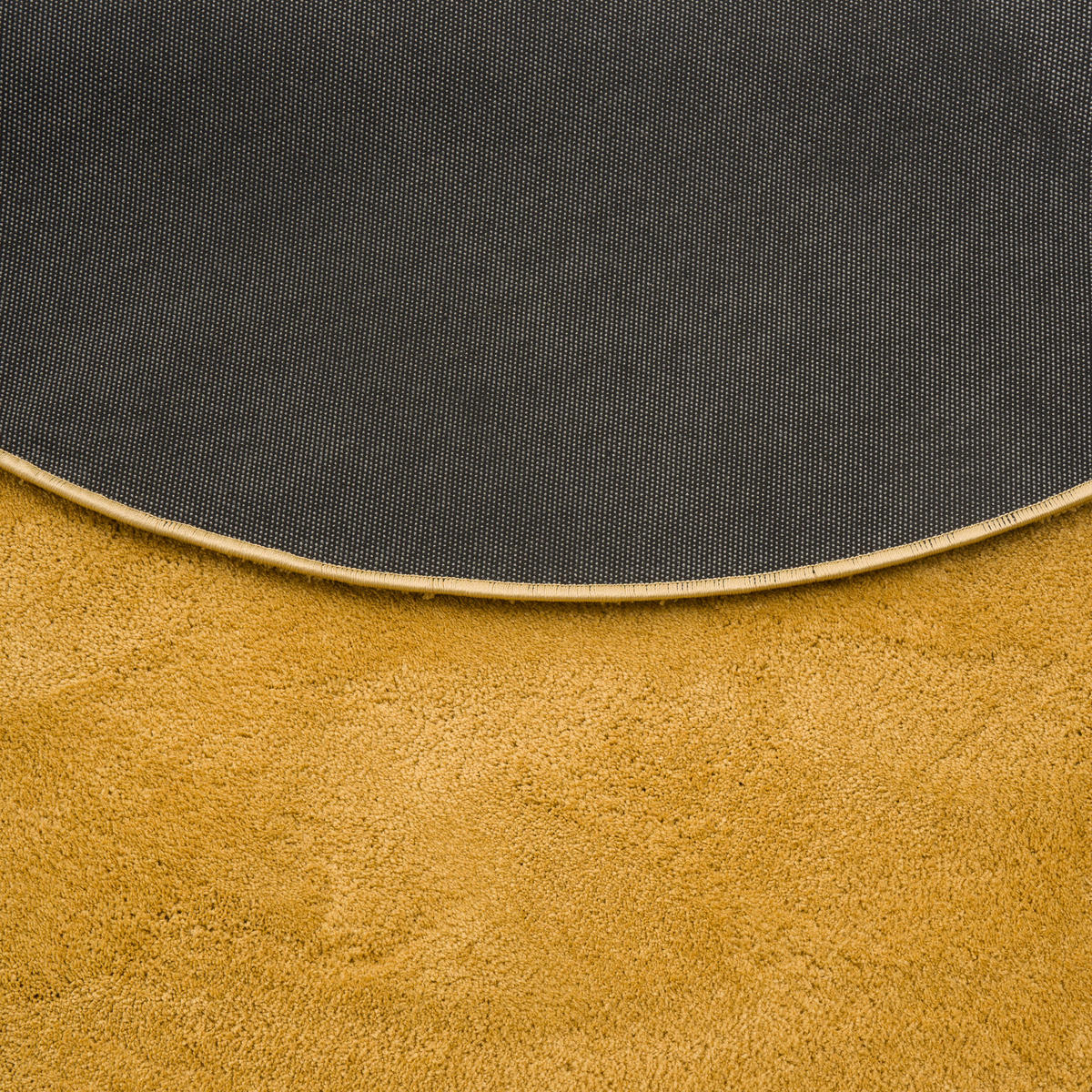 SUPER SOFT KINDER HOCHFLOR TEPPICH SILKY KIDS RUND - Goldfarben, Textil (200/200cm) - Pergamon