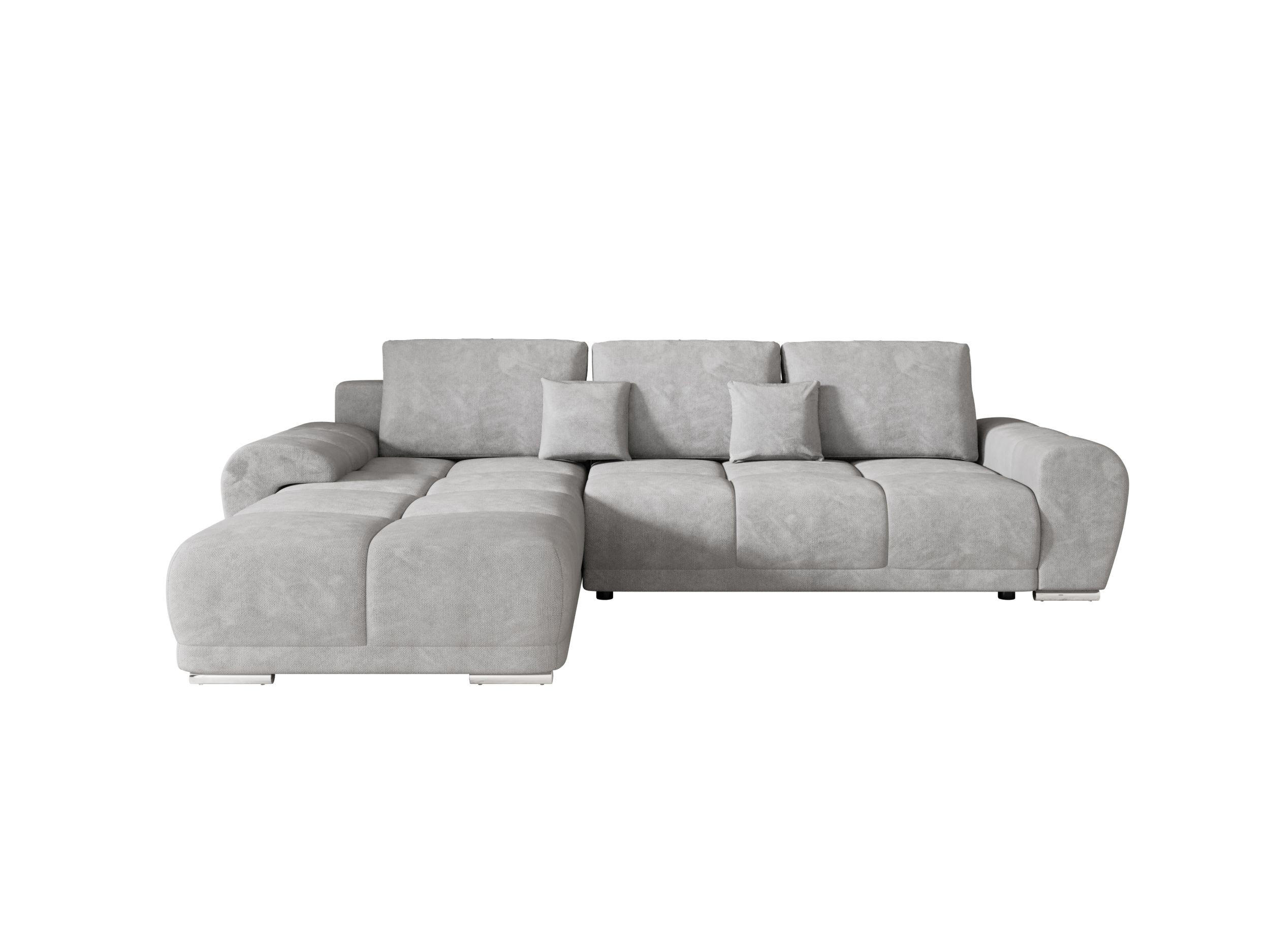 ECKSOFA BEGA L Links TENDER WAY 80 mit Schlaffunktion - Hellgrau, Textil (289/185cm) - Bedante