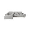 ECKSOFA BEGA L Links TENDER WAY 80 mit Schlaffunktion - Hellgrau, Textil (289/185cm) - Bedante