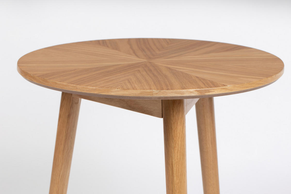 BEISTELLTISCH Fabio - Braun - 50/50/50 cm - Braun, Holz (50/50/50cm)