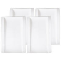 GOURMETTELLER NewWave weiß 37 x 25 cm 4er Set - Weiß, Keramik (1cm) - Villeroy & Boch