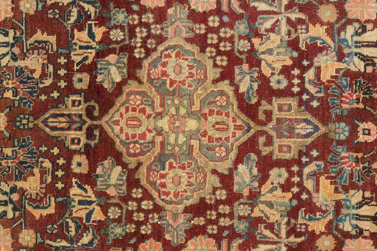 ORIENTTEPPICH handgeknüpft Heritage Rot, Beige 156/100 cm Schurwolle - Beige/Rot, Textil (100/156cm) - Looma