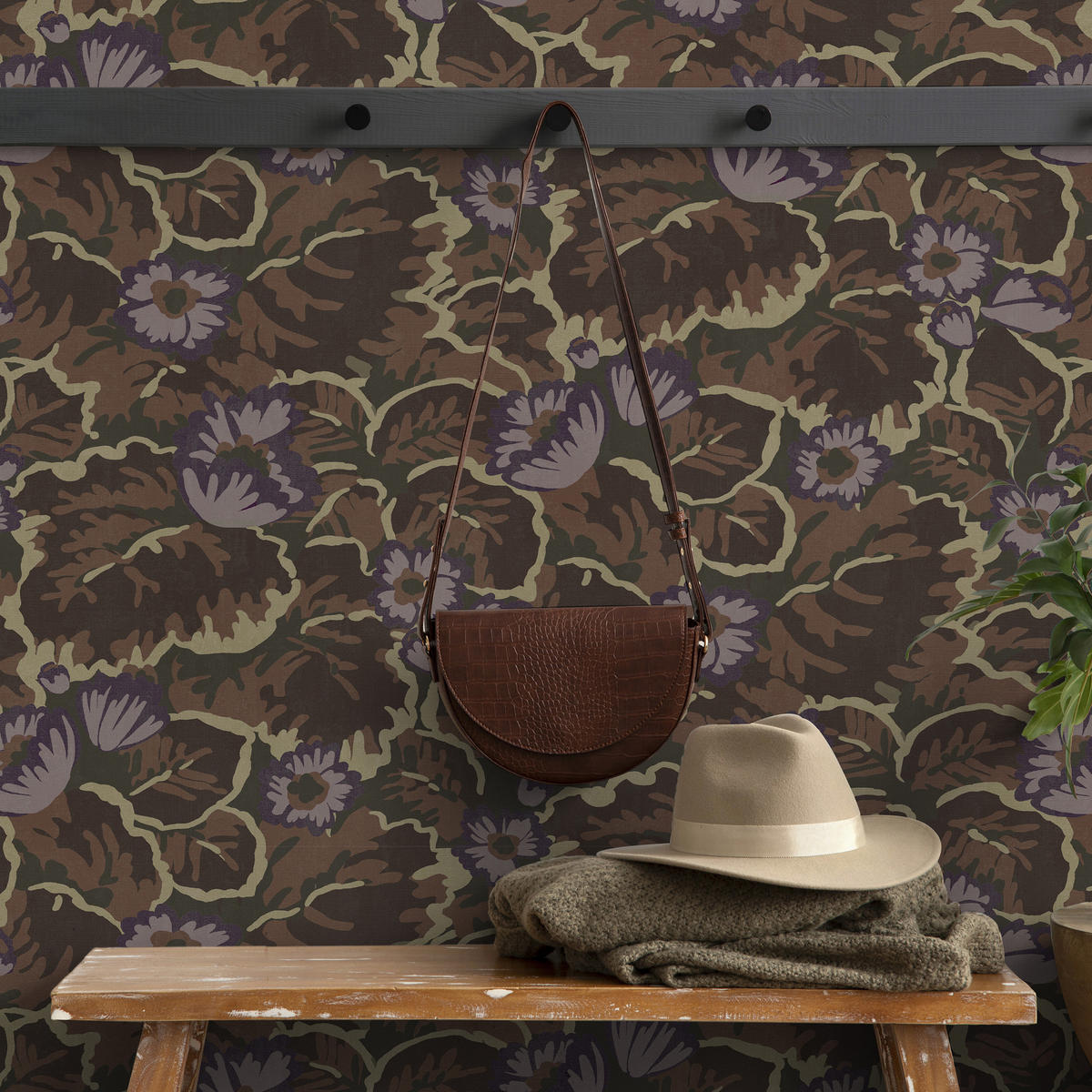 TAPETE Moon - Lila, Papier/Kunststoff (52/1000cm) - Superfresco Easy