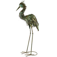 FIGURA Cedric, kov, zelená - zelená barva, kov (60/25/65cm) - Mondex