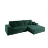 ECKSOFA Corunia In Poso - Grün, Holzwerkstoff/Textil (294/185cm) - Fun Möbel