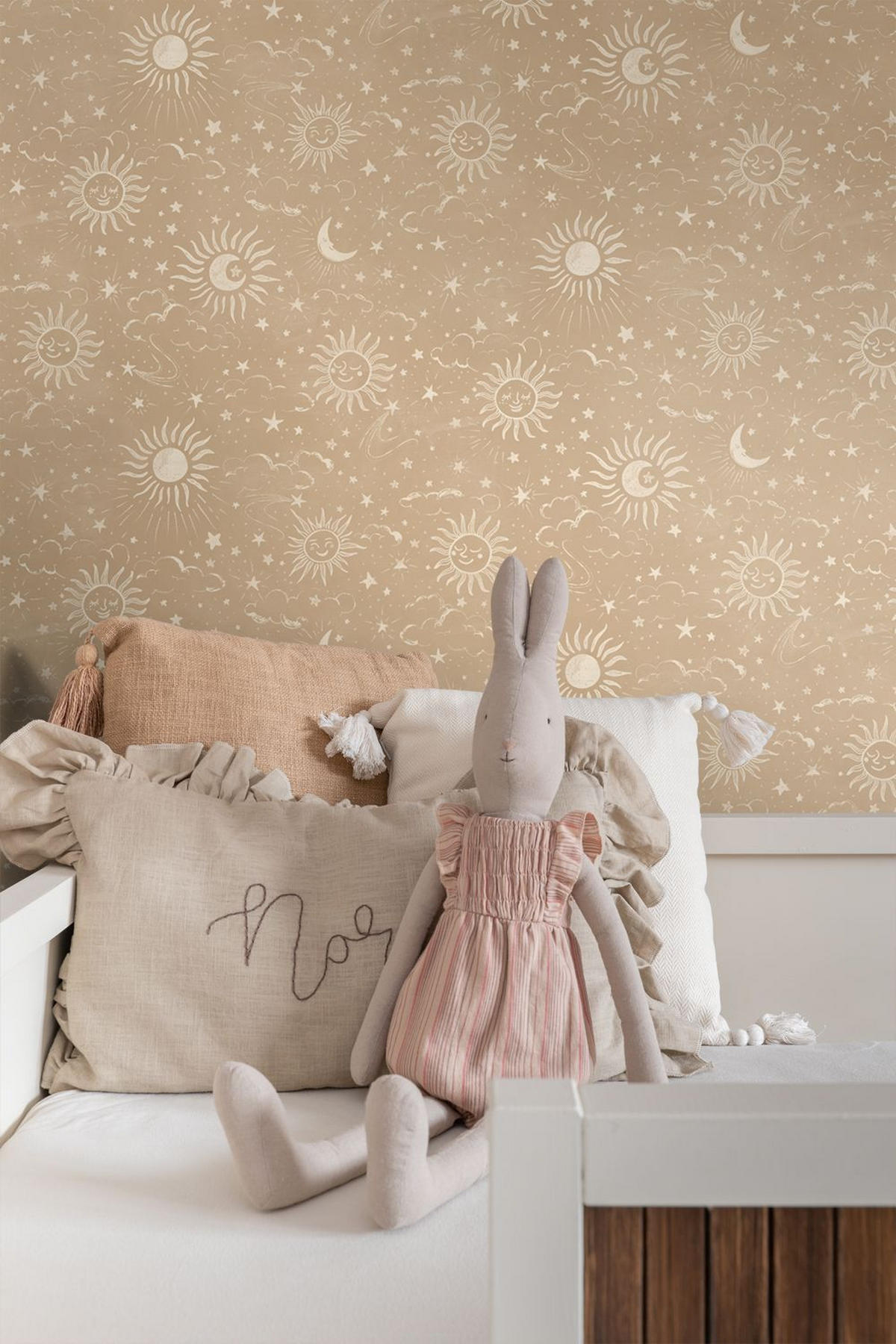 TAPETE Sternenhimmel 50 x 900 cm - Beige, Papier (50/0.1cm) - ESTAhome