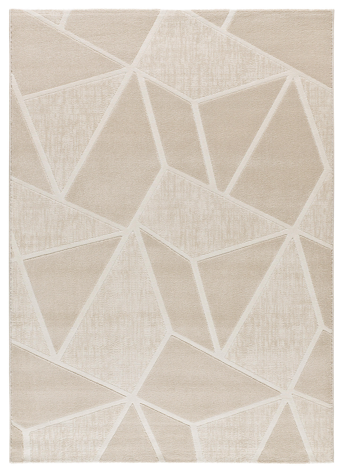 VINTAGE-TEPPICH Beige Sensation 160/230 cm - Beige/Weiß, Naturmaterialien/Textil (160/230cm) - Atticgo